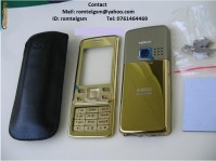 Carcasa Nokia 6300 GOLD ORIGINALA COMPLETA SIGILATA