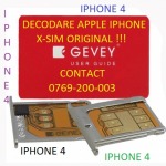 Decodare iPhone 4 Decodez iPhone 4 Cu Givey original  Bucuresti 0769.2