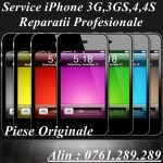 Display iPhone 4 schimb geam iPhone 4s ecran spart iPhone 4 4s service