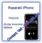 Inlocuire Geam iPhone 2g 3g Reparatii iPhone Surse Baterii Incarcare