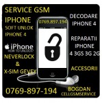 Reparatii iPhone 4 facem Decodare Apple iPhone 4  la Service GSM IPHON