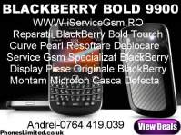 Schimb DIsplay BlackBerry Curve Bold Tourch Storm Folie Tastatura Rup