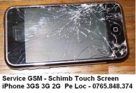 Schimb Geam iPHONE Bucuresti  Inlocuire Geam iPHONE 3G  3Gs  4 Bucures