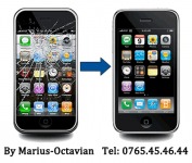 Schimbare GEAM iPhone 3GS 3G   Schimbare ECRAN iPhone 3G S    Montare