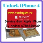 Unlock iPhone 4G Decodare iPhone 4G Gevey X SIM Unlock iPhone 4G