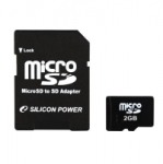 Vand card memorie microSD 2GB Silicon Power SP002GBSDT000V10 SP